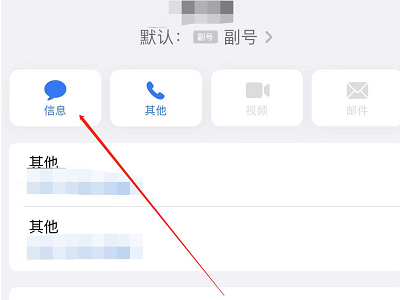 苹果手机发短信怎么切换主副卡第3步