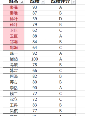重复项怎么筛选出来第3步