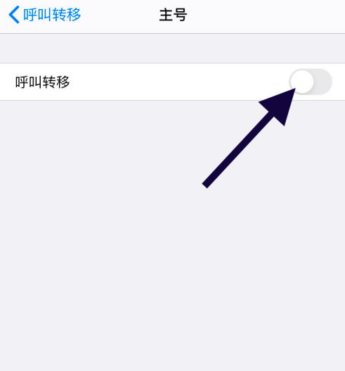 iphone呼叫转移一直在转第6步