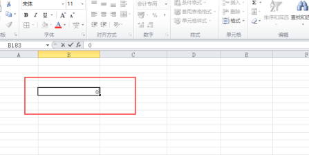 表格0不显示怎么办第1步