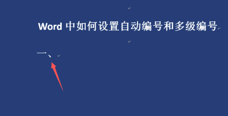 word编号功能怎么使用第2步