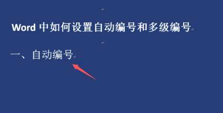 word编号功能怎么使用第3步