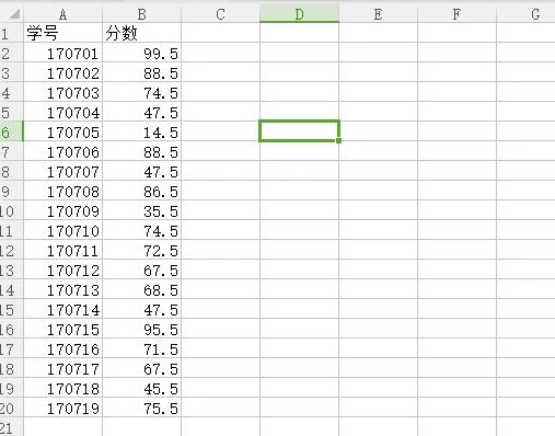 频数分布表怎么做第1步