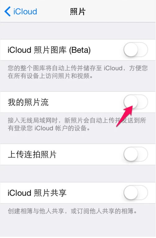 照片流怎么打开第4步