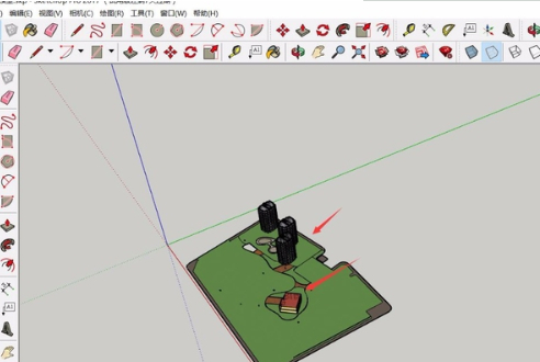 su怎样消除结构虚线第3步