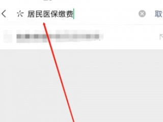 医保缴费微信怎么缴费第2步
