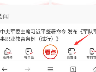 手机怎么看央视少儿频道直播第3步