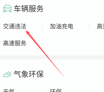 微信怎么查交通违章第3步
