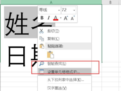 姓名日期斜线怎么弄第2步