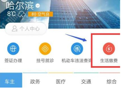 支付宝交了燃气费多久能来气第2步