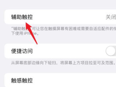 苹果12悬浮球怎么设置第2步
