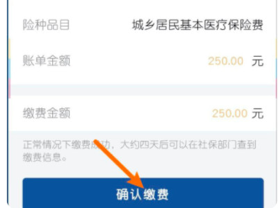 合作医疗怎么交费微信小程序第8步