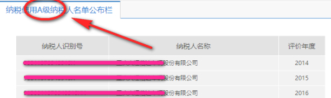 纳税等级查询在哪里查第5步