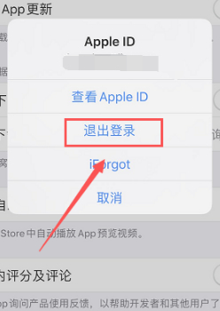 苹果id访问限制无法退出登录第7步