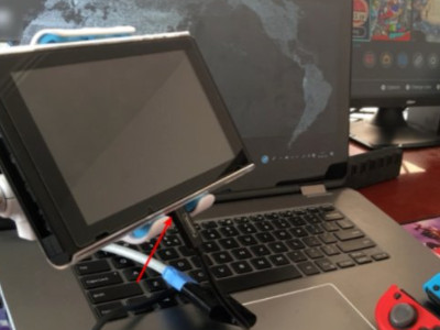 switch连电脑显示器第2步