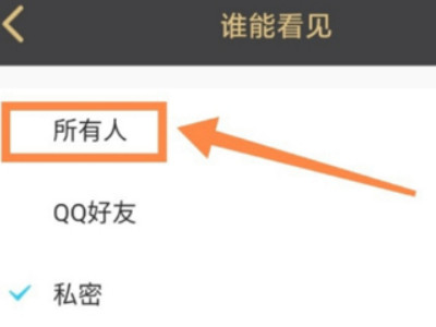 说说怎么取消仅自己可见第6步